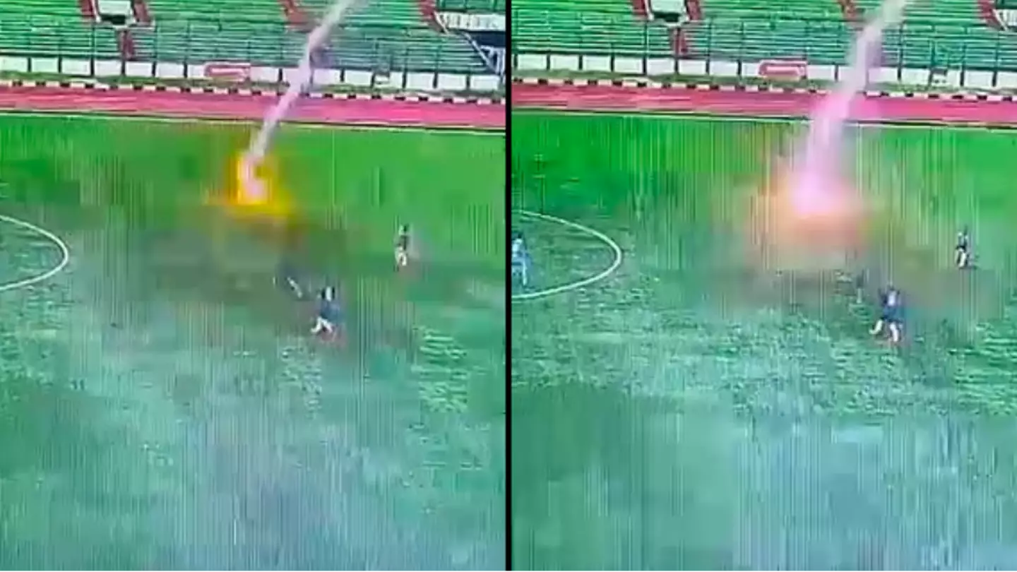 Footballer struck by lightning out of nowhere on pitch has tragically died