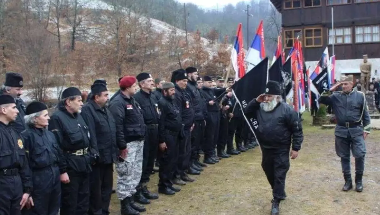 Slavko Aleksic's death comes a month after the human safari allegations resurfaced (YouTube/BIR TV)