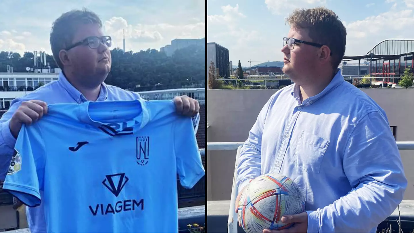 22-year-old student becomes footballer after dad paid club £17,500 to play him