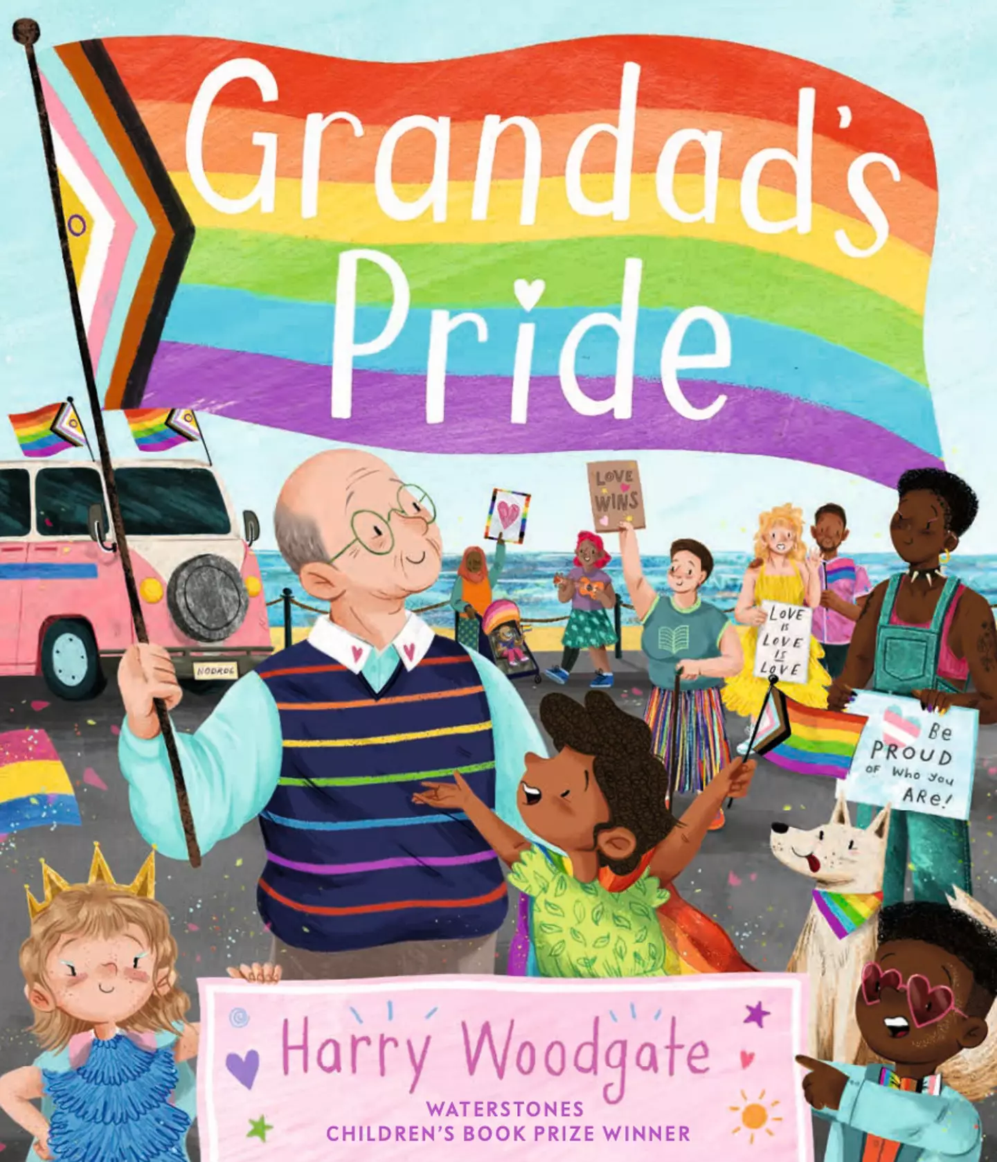 The 'erotic' image was featured in the children's book, Grandad's Pride.