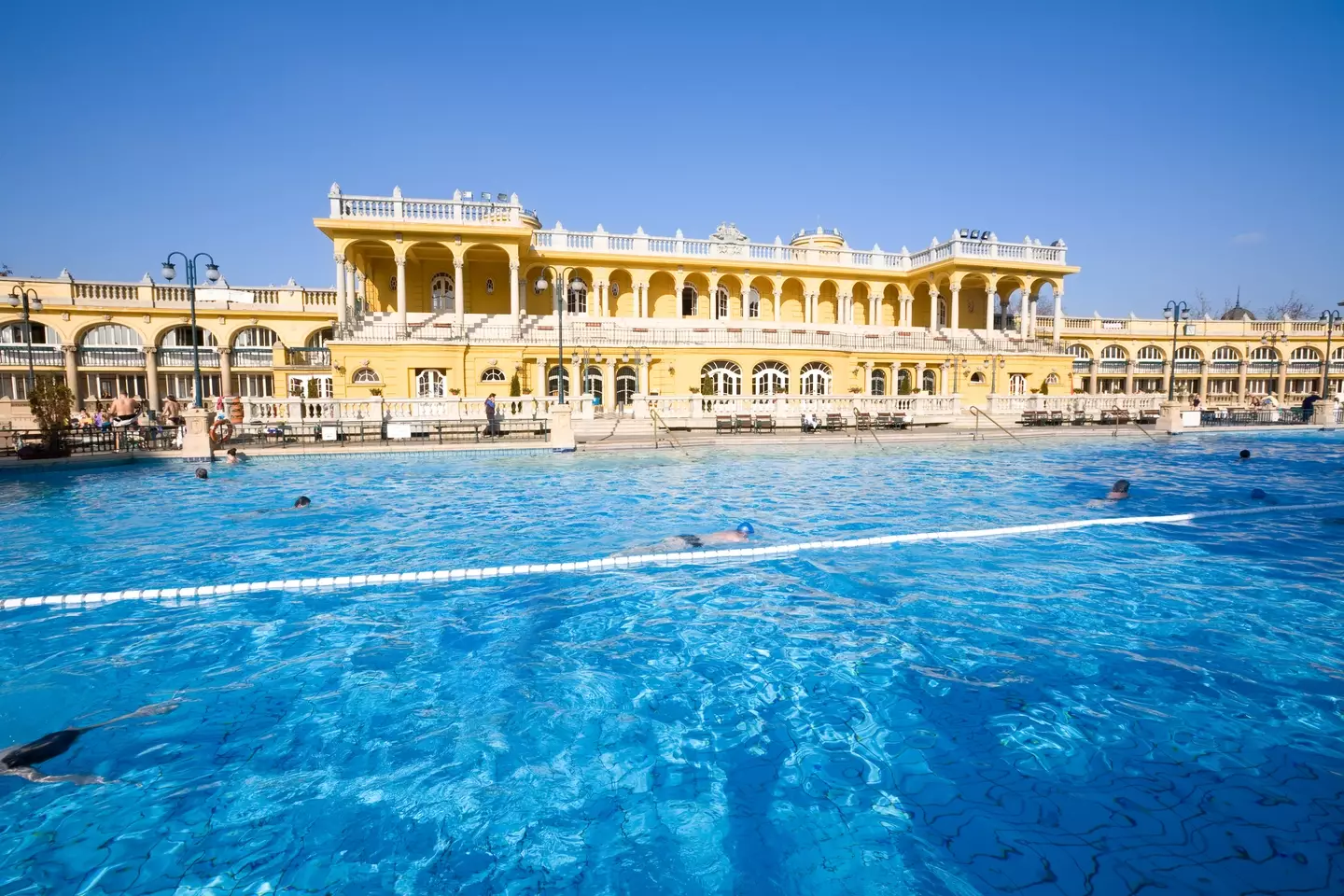 Unwind at the Szechenyi Bath in Budapest (Getty)
