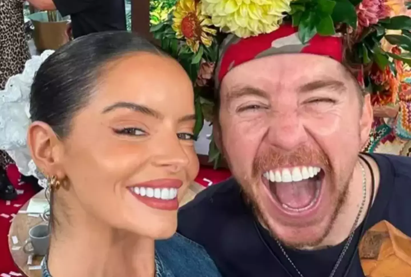 Danny Jones and Maura Higgins appeared on last year's I'm A Celebrity together (Instagram/@maurahiggins)