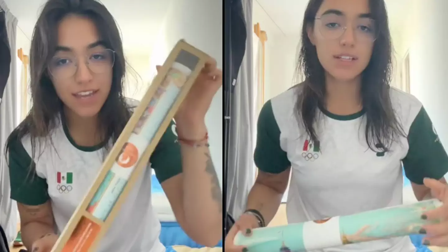 Olympian shares what item inside box given to athletes at the same time as their medals really looks like