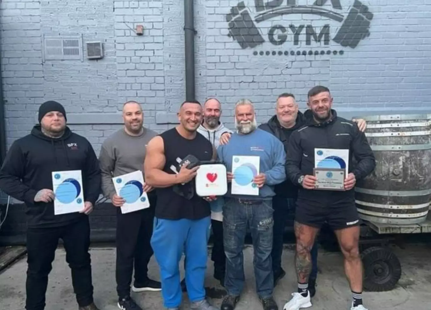 The gym has now installed a defibrillator following Martin's death.