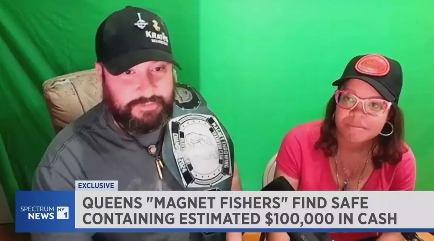 James Kane and Barbie Agostini love treasure hunting. (NY1)