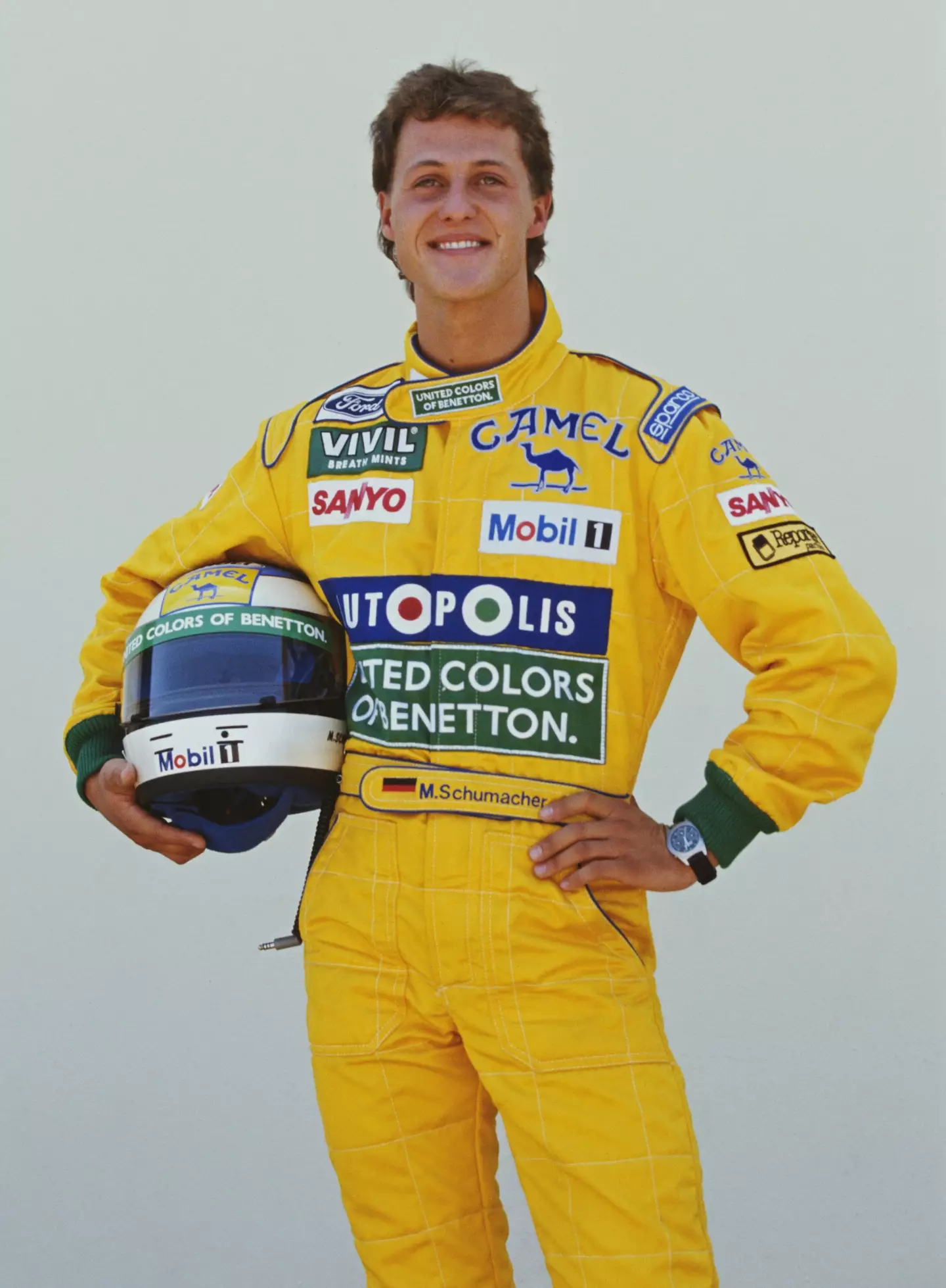 Michael Schumacher at Yellow Pages South African Grand Prix in 1992.