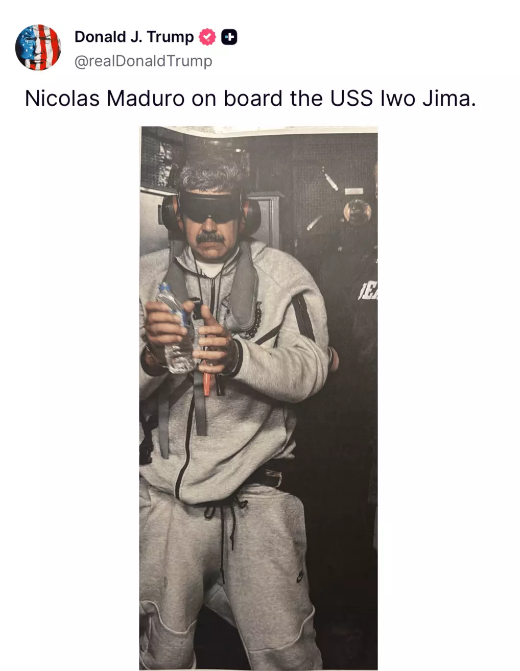 He confirmed the 'large-scale attack'. (WhiteHouse/X)