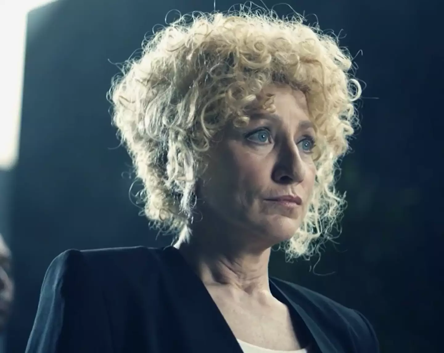 Edie Falco as defence attorney Leslie Abramson. (NBC)