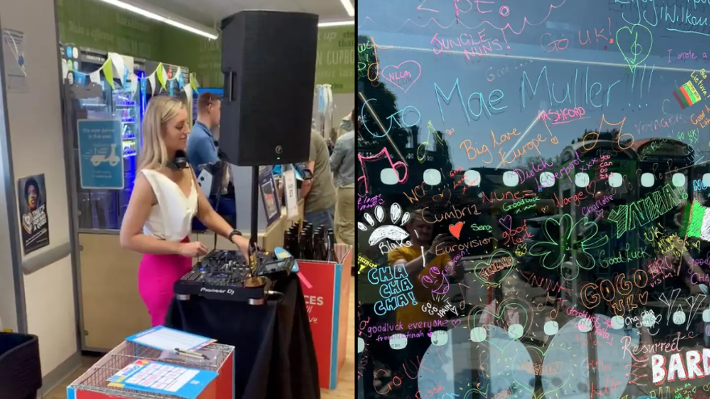 Eurovision fever hit Liverpool in most peculiar way as Co-op hired a DJ