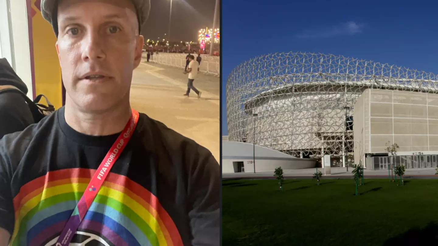 US football reporter refused entry to World Cup stadium in Qatar over rainbow shirt