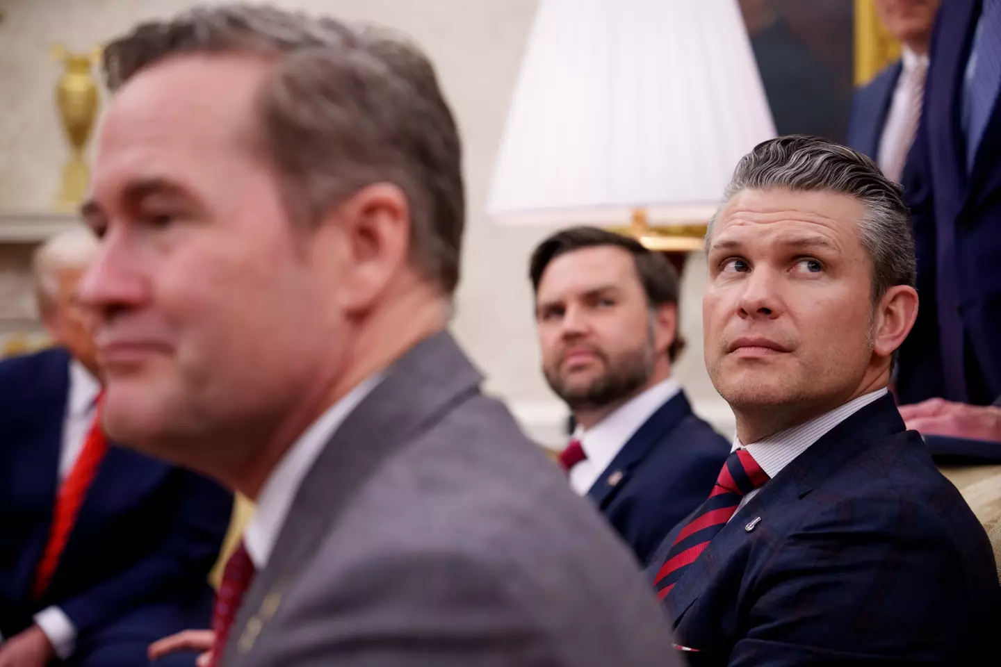 Vance and Hegseth were also reportedly in the chat (Andrew Harnik/Getty Images)