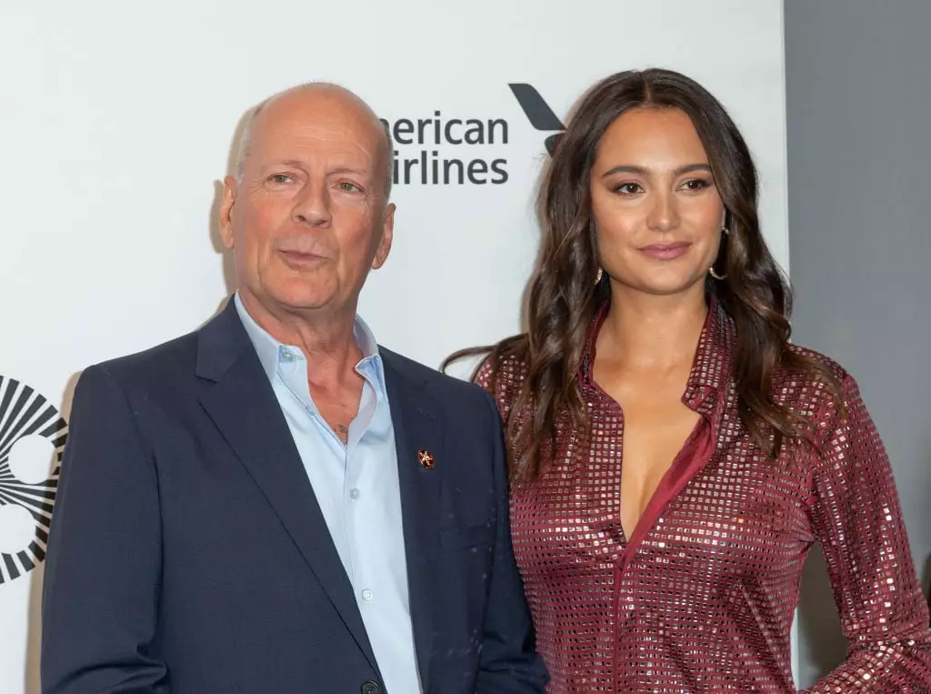 Bruce and Emma together in 2019 (Lev Radin/Pacific Press/LightRocket via Getty Images)