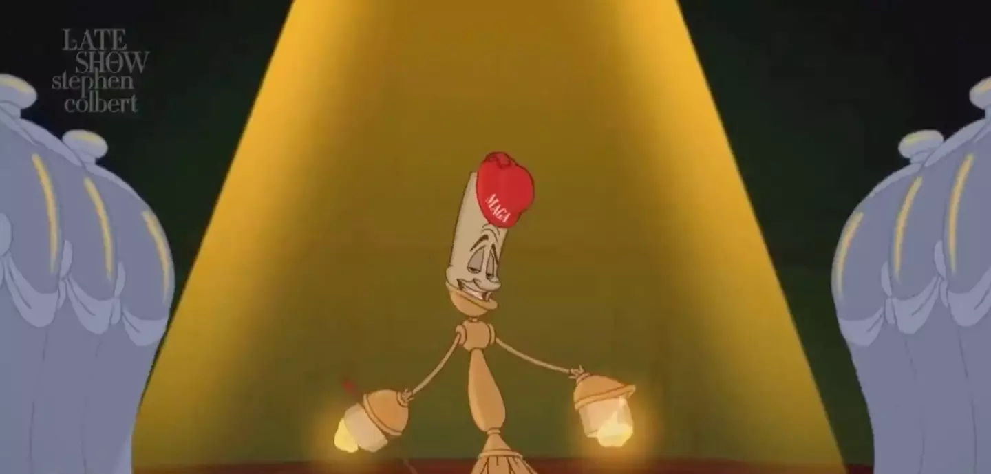 The parody has proved a hit with social media users (CBS)