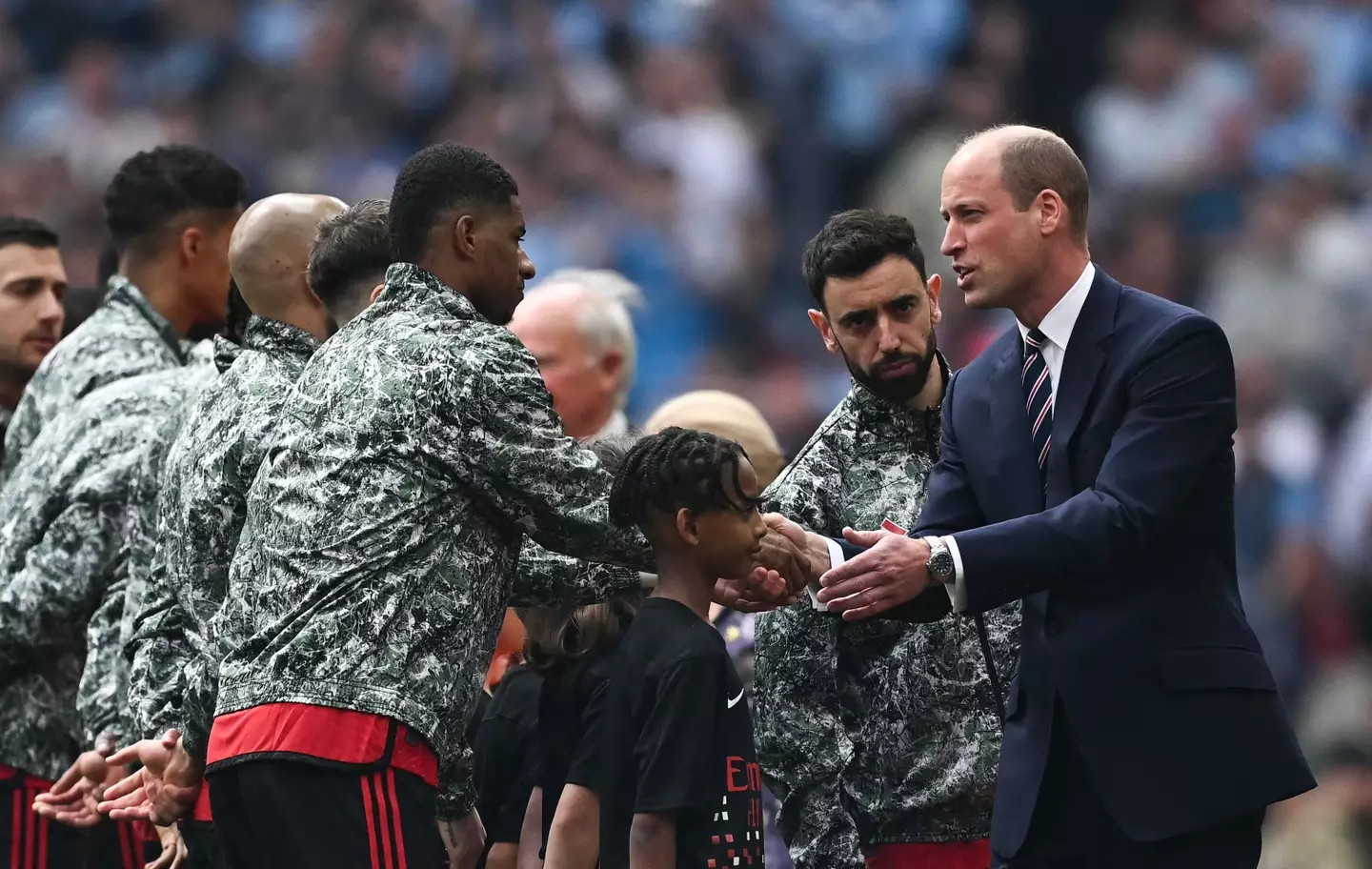 Prince William is in attendance. (BEN STANSALL/AFP via Getty Images)