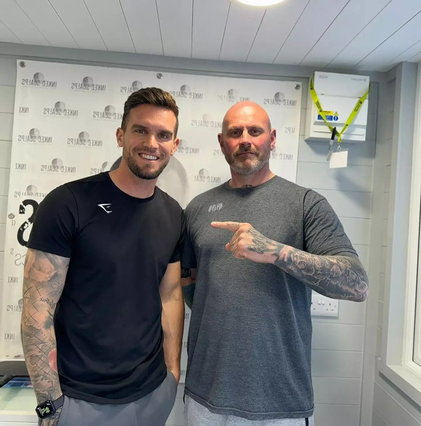 Gaz managed to get help. (Instagram/@gazbeadle)