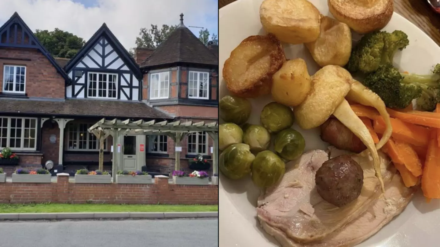 Pub forced to apologise after ‘joke’ Christmas meal which skipped dessert