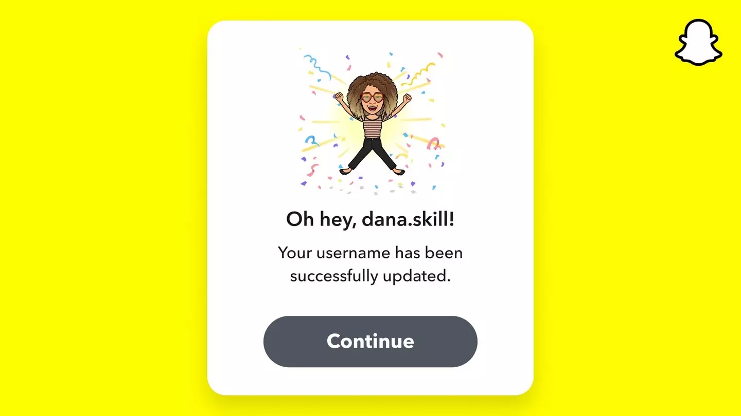 Yes, it is possible to change your Snapchat username! (Press handout)