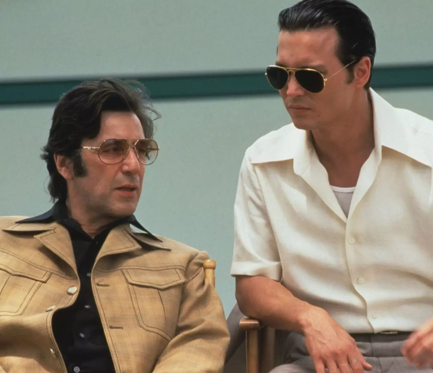 Johnny Depp starred alongside Al Pacino in Donnie Brasco.