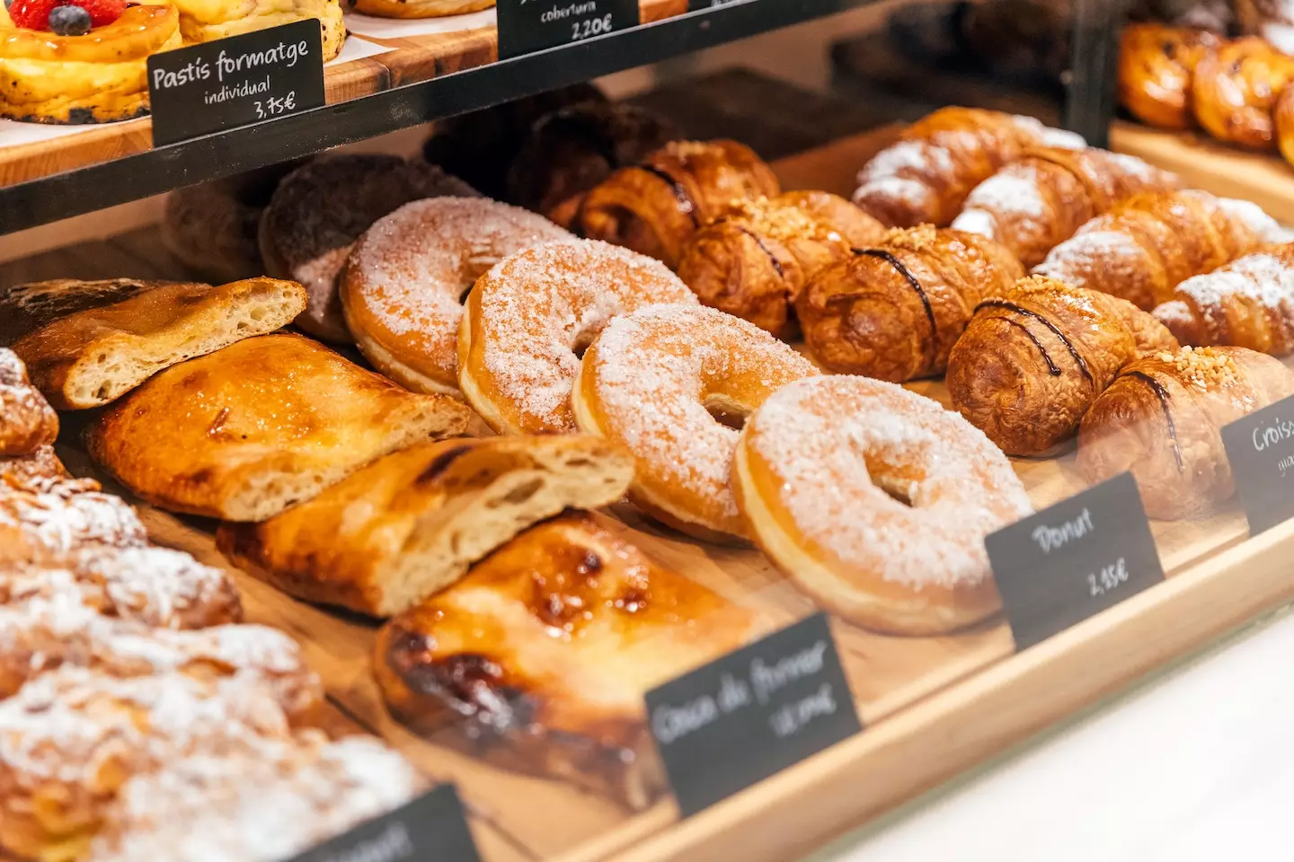 Keep your pastries at room temperature, though if they're packed with dairy products be aware of them going off.