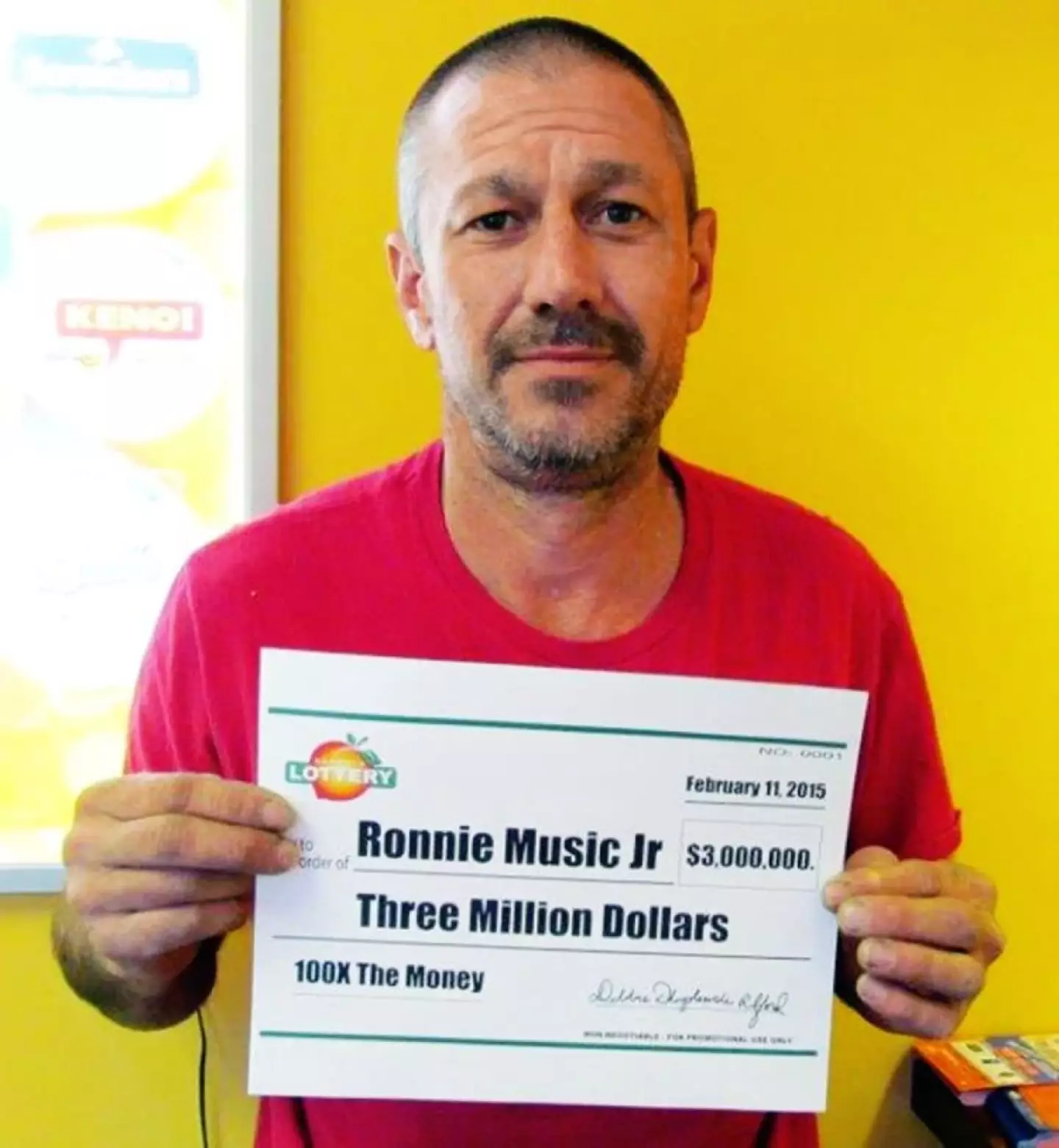 Ronnie Music Jr invested part of his lottery winnings in a drug trafficking ring.