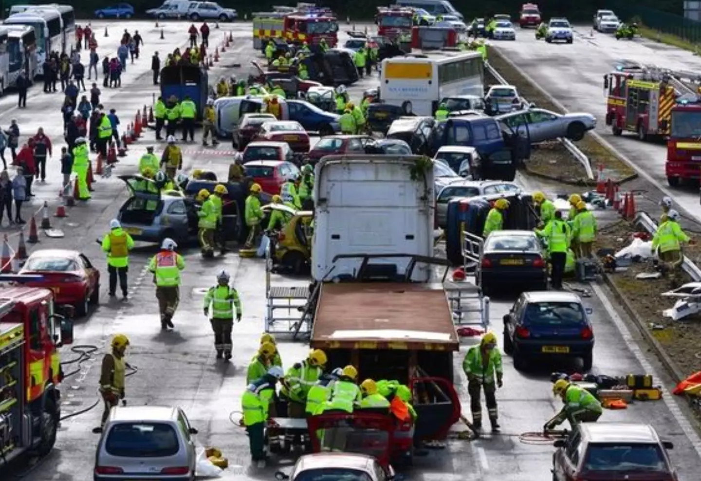 It is used for emergency service training.