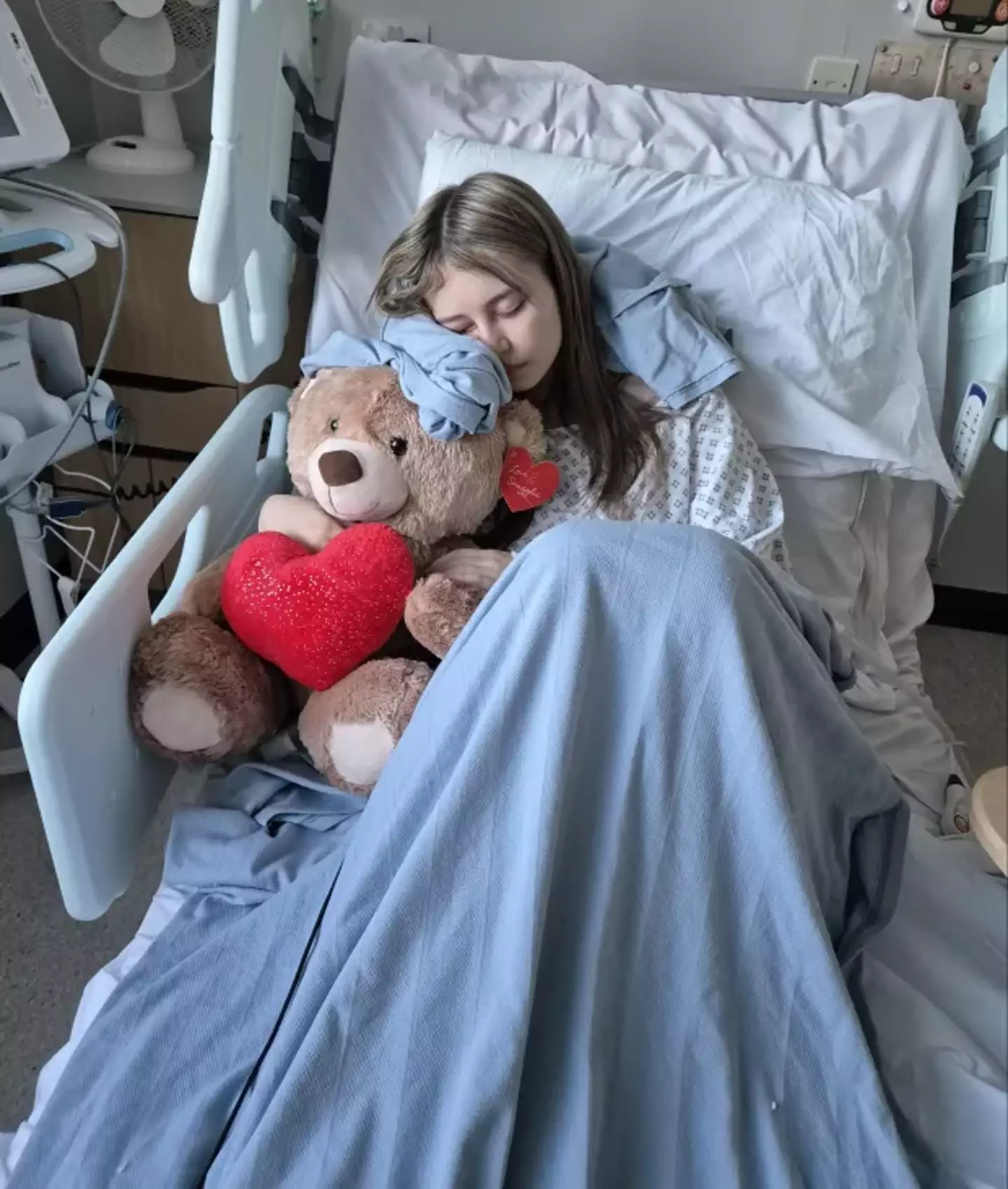 Her sister Kyla was also in hospital weeks before. (Kennedy News and Media)