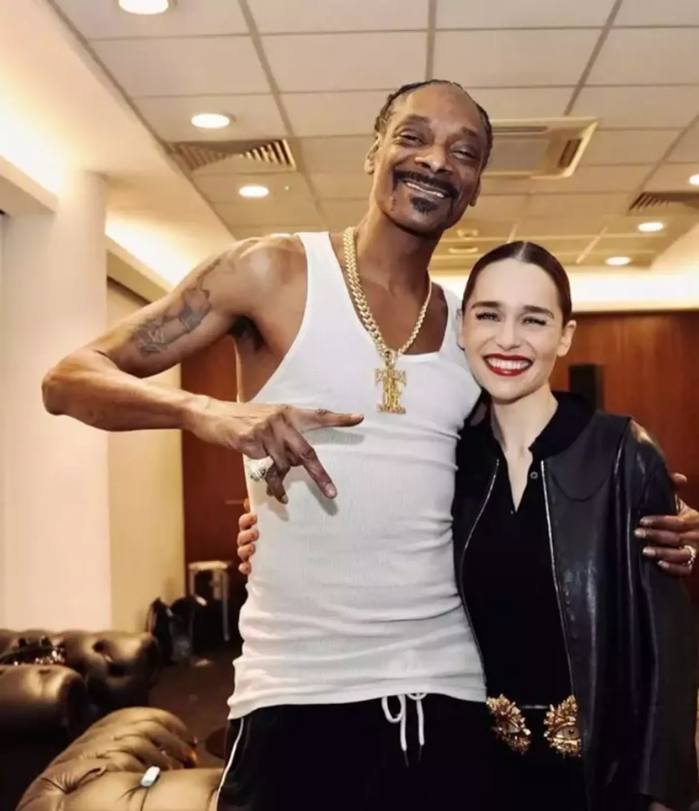 Snoop Dogg and Emilia Clarke formed an unlikely friendship.