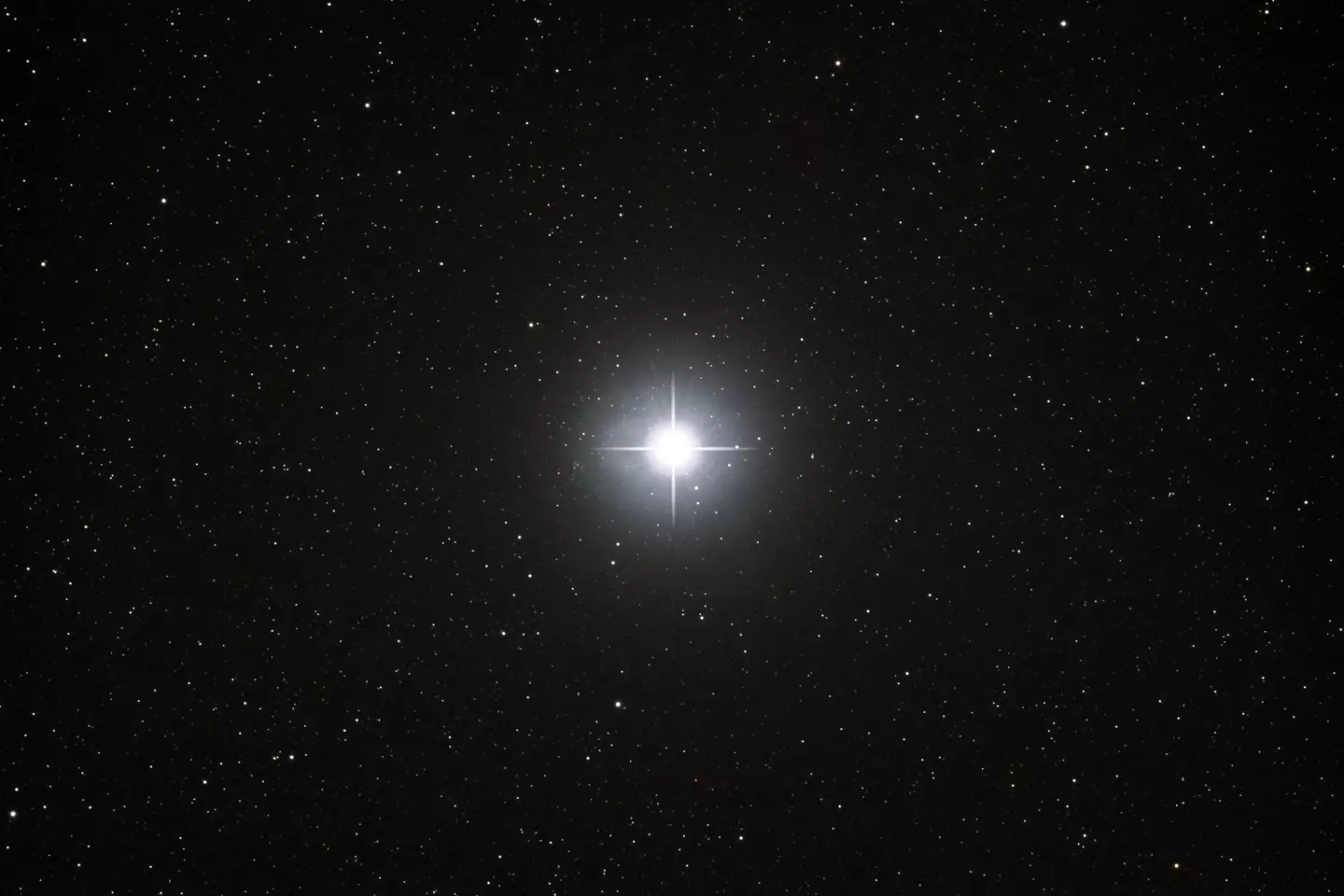 The star shown in videos has a lot of similarity to the star Sirius (pictured), while others believe it's asteroid 2024 PT5  (Getty Stock Images)