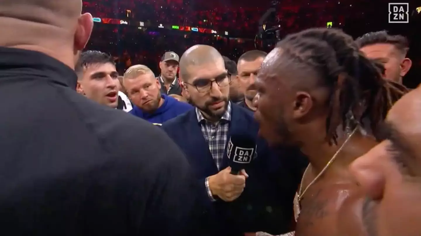 KSI demanded a rematch following his loss.