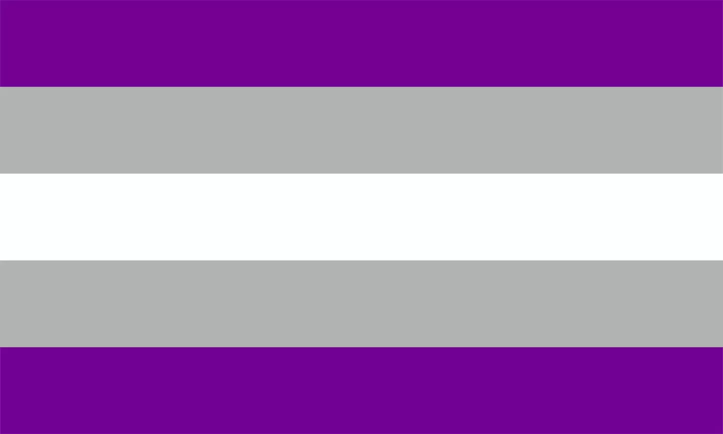 The graysexual flag (Getty Stock Images)