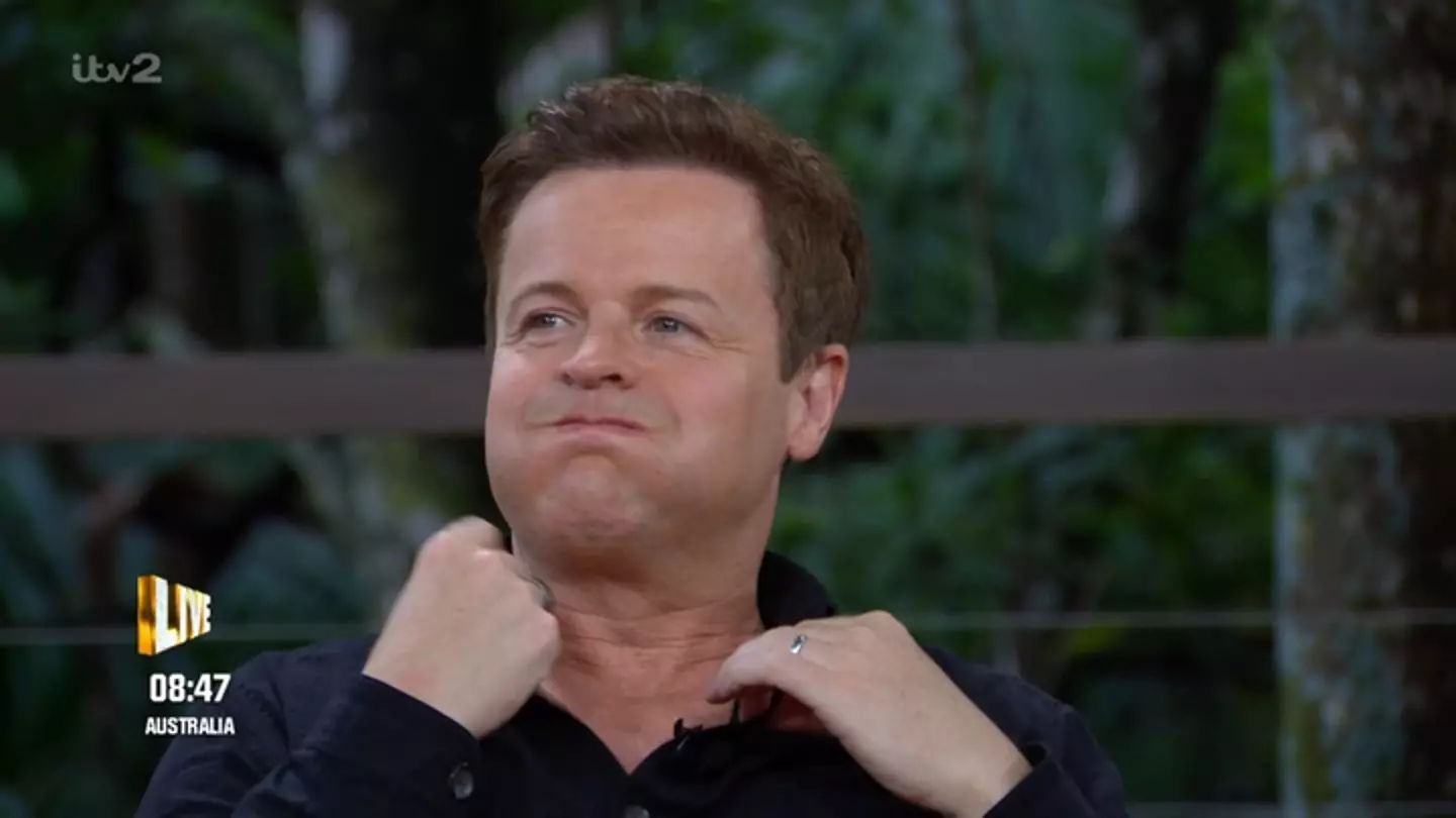 The host was left visibly flustered by Wax's bold move (ITV)