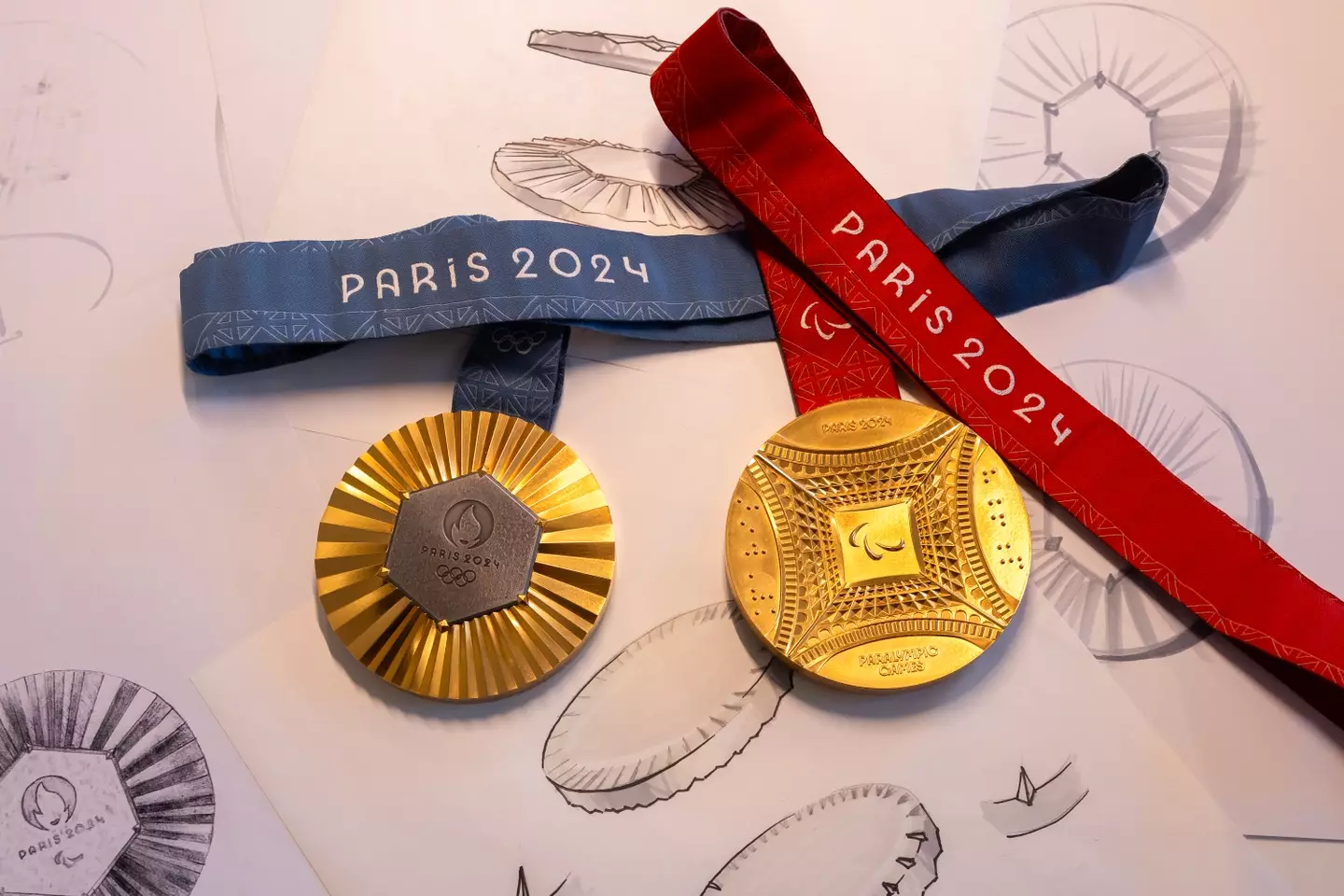 Paralympic medals for 2024 (Marc Piasecki / Getty Images)