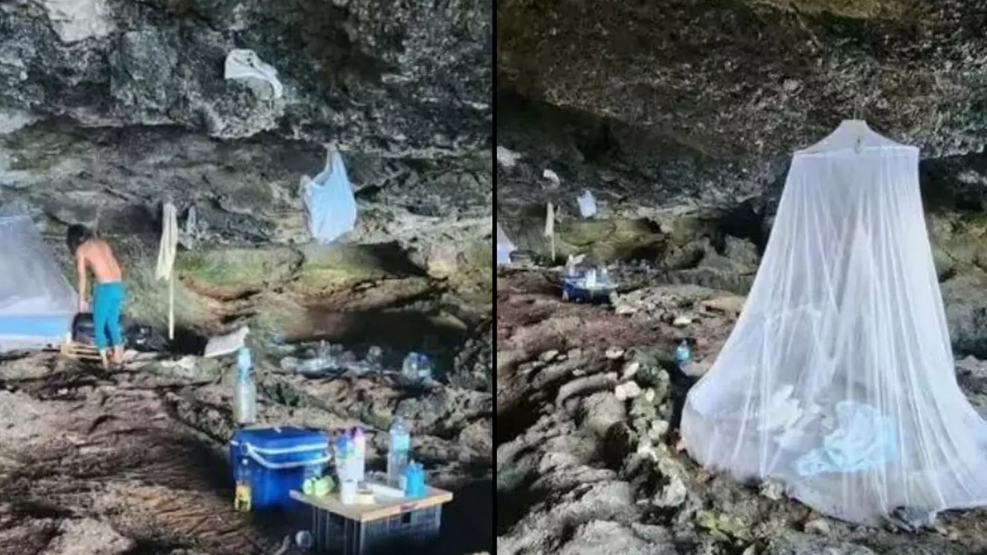 Man who lived in cave evicted from his home of 12 years after council found the unusual set up