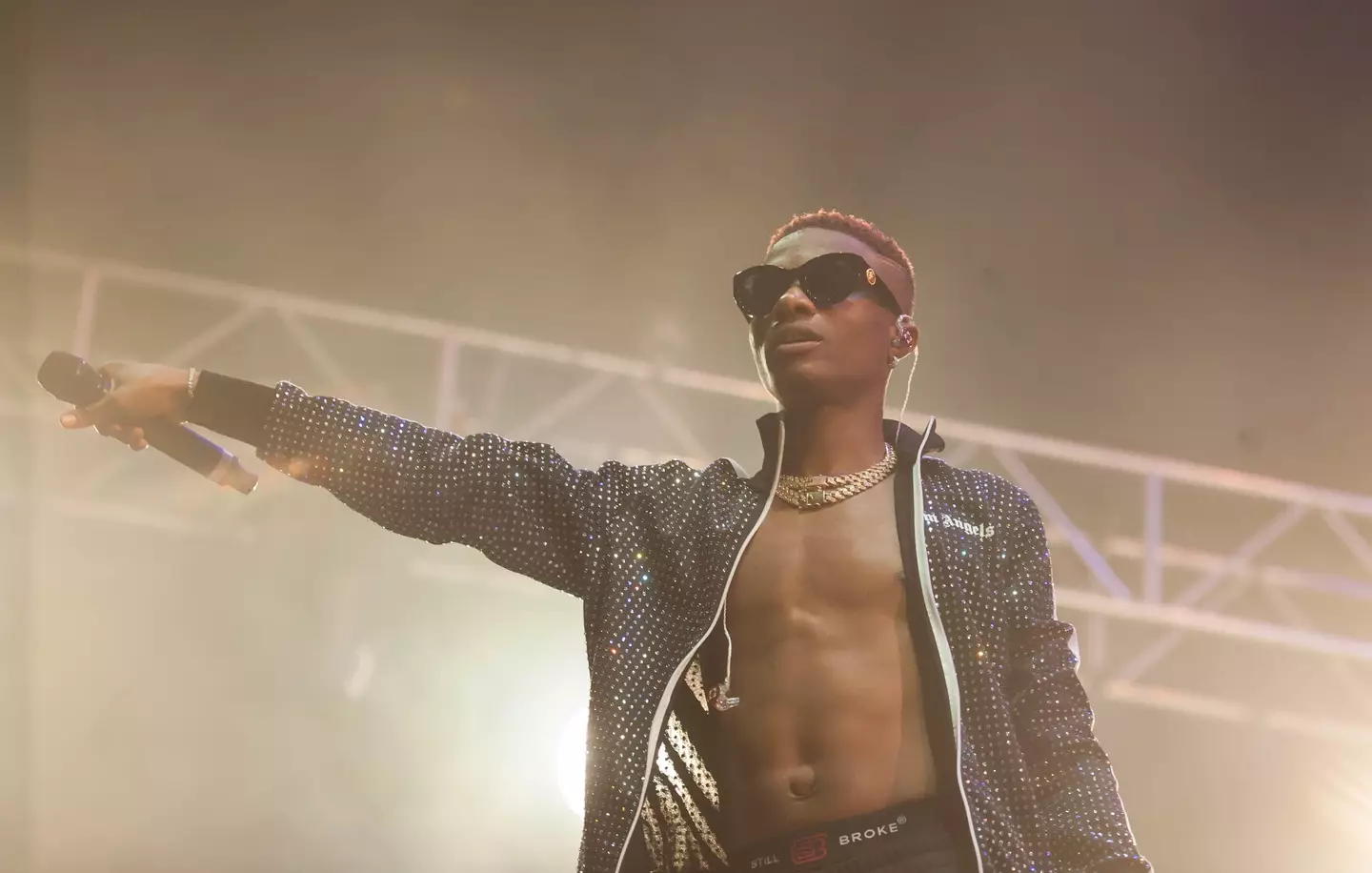 Wizkid performing at the O2 in 2018.