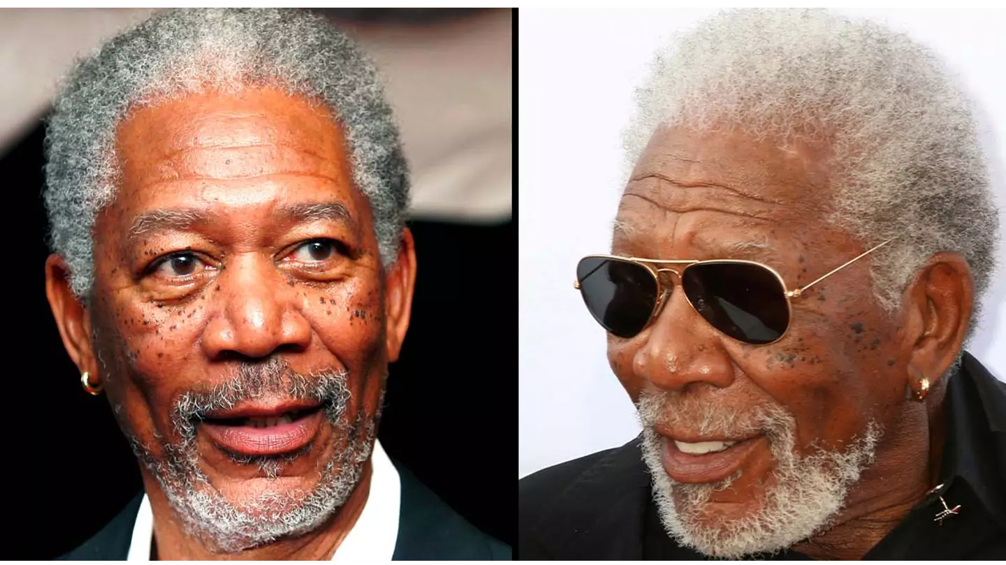 Morgan Freeman explains dark reason behind his gold hoop earrings