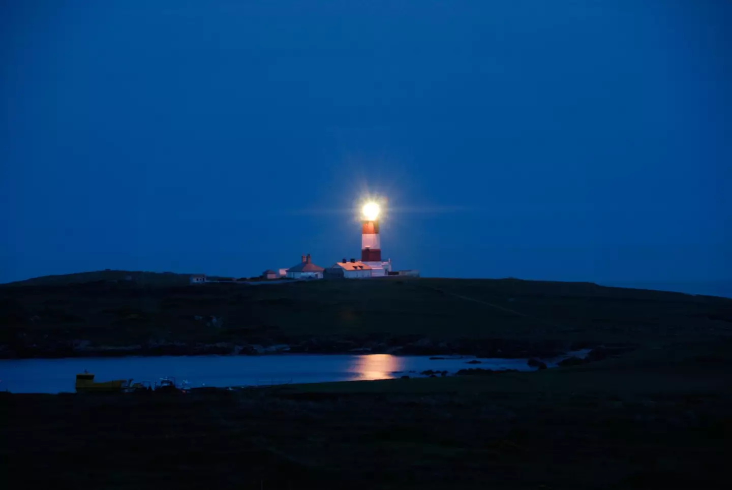 The closest thing the island has to light pollution is 70 miles across the sea.