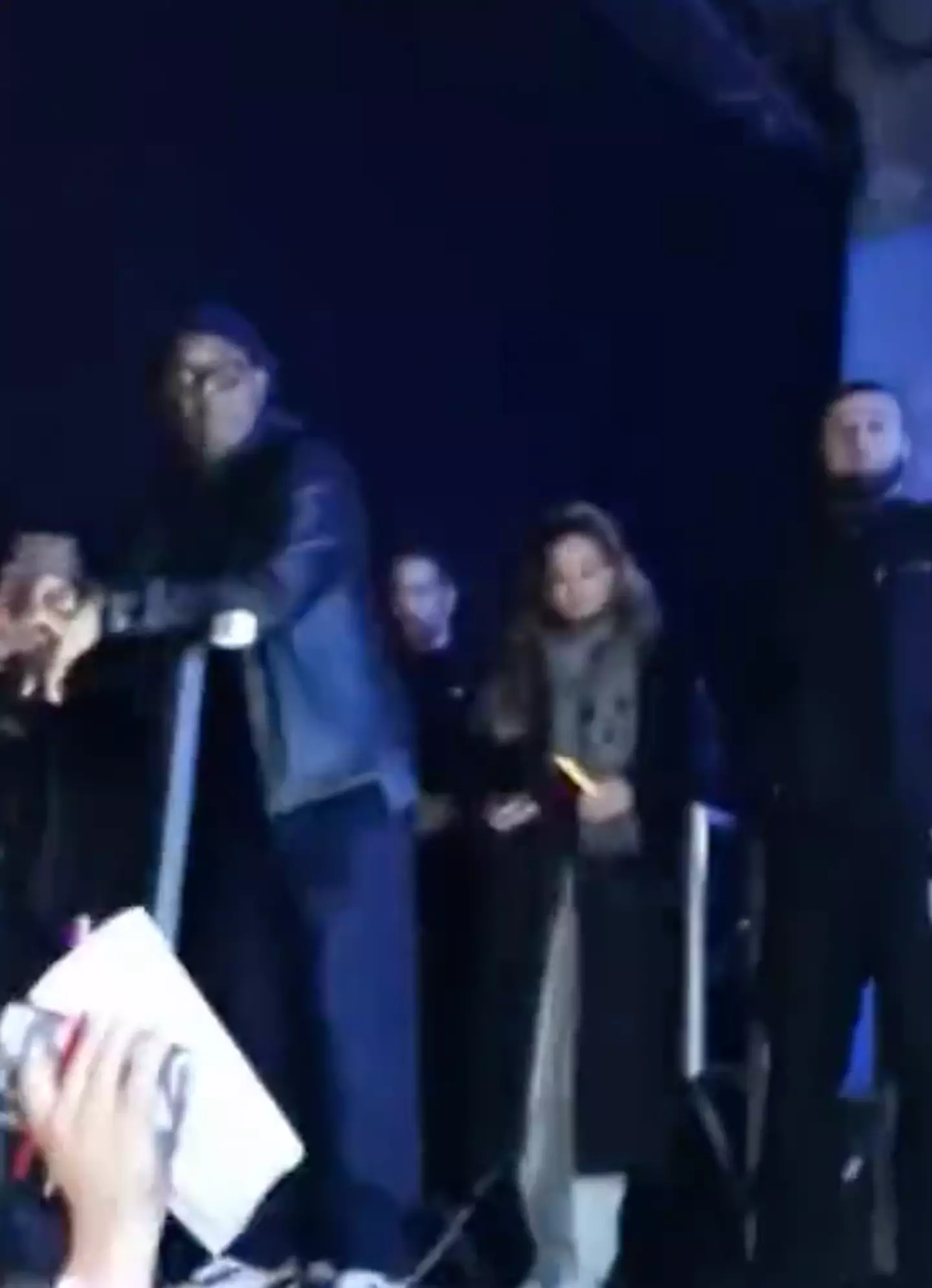 News of Jackson's presence at the event soon spread like wildfire online.