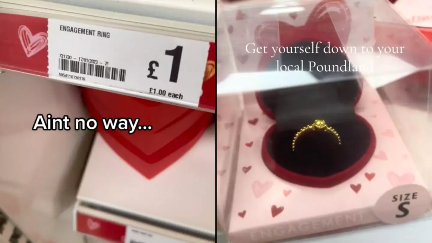 People are seriously divided as Poundland brings back £1 engagement ring