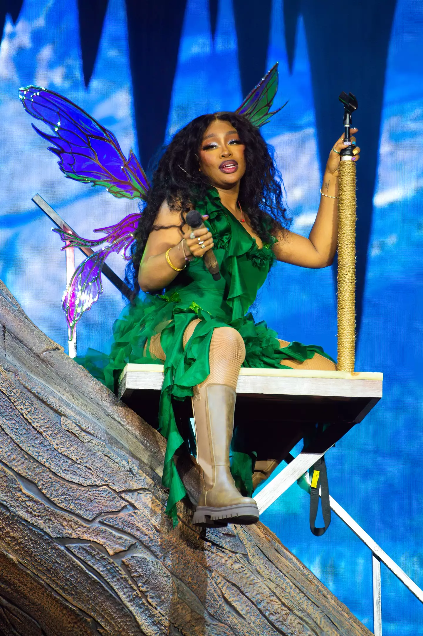 The Grammy-winner headlined Glastonbury last night (30 June). (Joseph Okpako/WireImage)