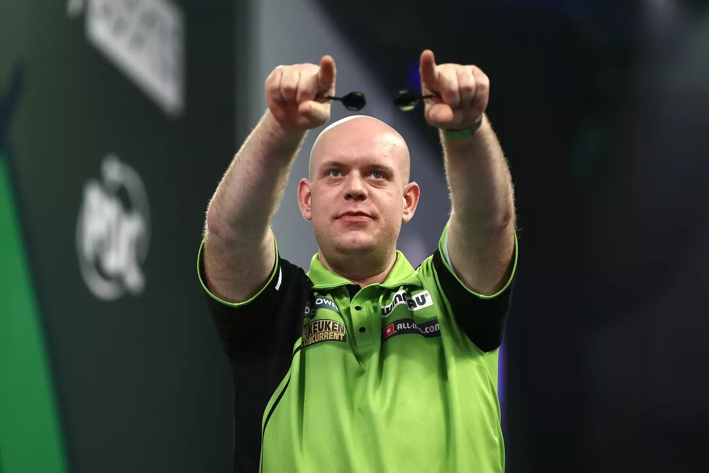 Van Gerwen will face Littler (James Fearn/Getty Images)