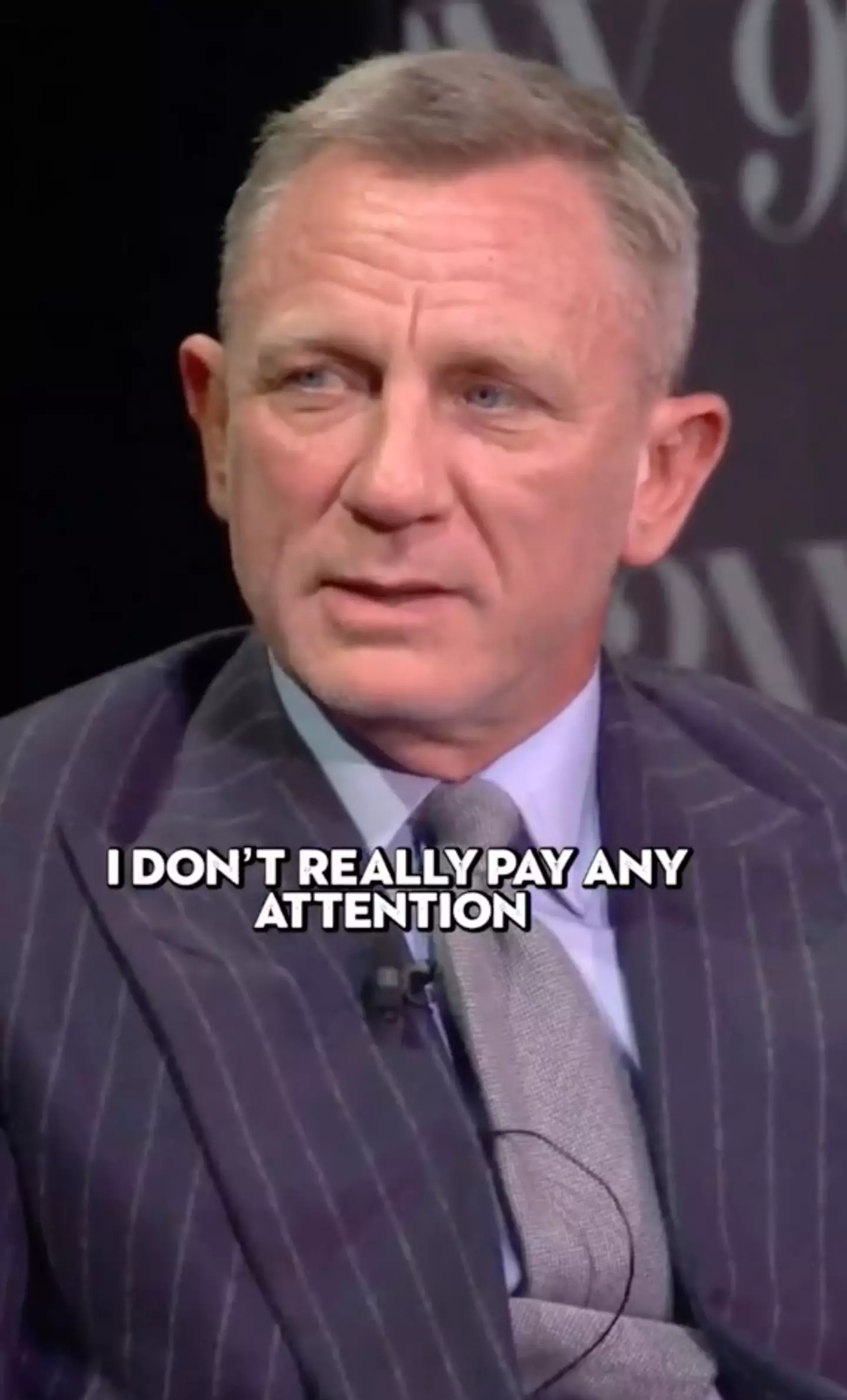 Daniel Craig doesn't do social media.