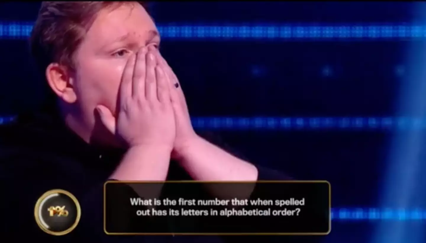 Elliot locked in his answer before realising it was wrong.
