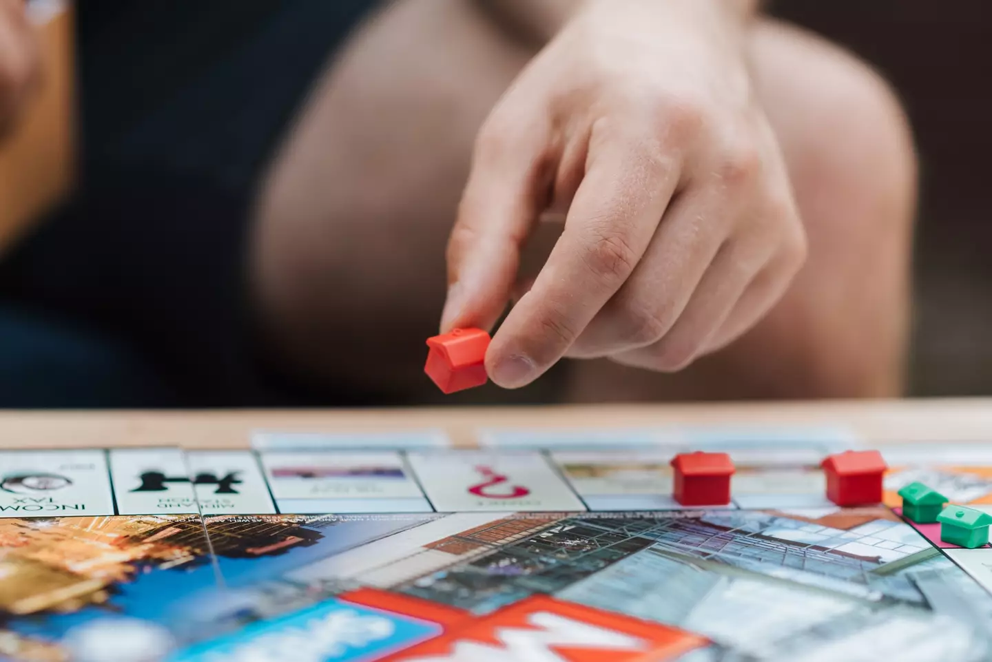 Buying three houses on each property when you own a complete set can help you win.