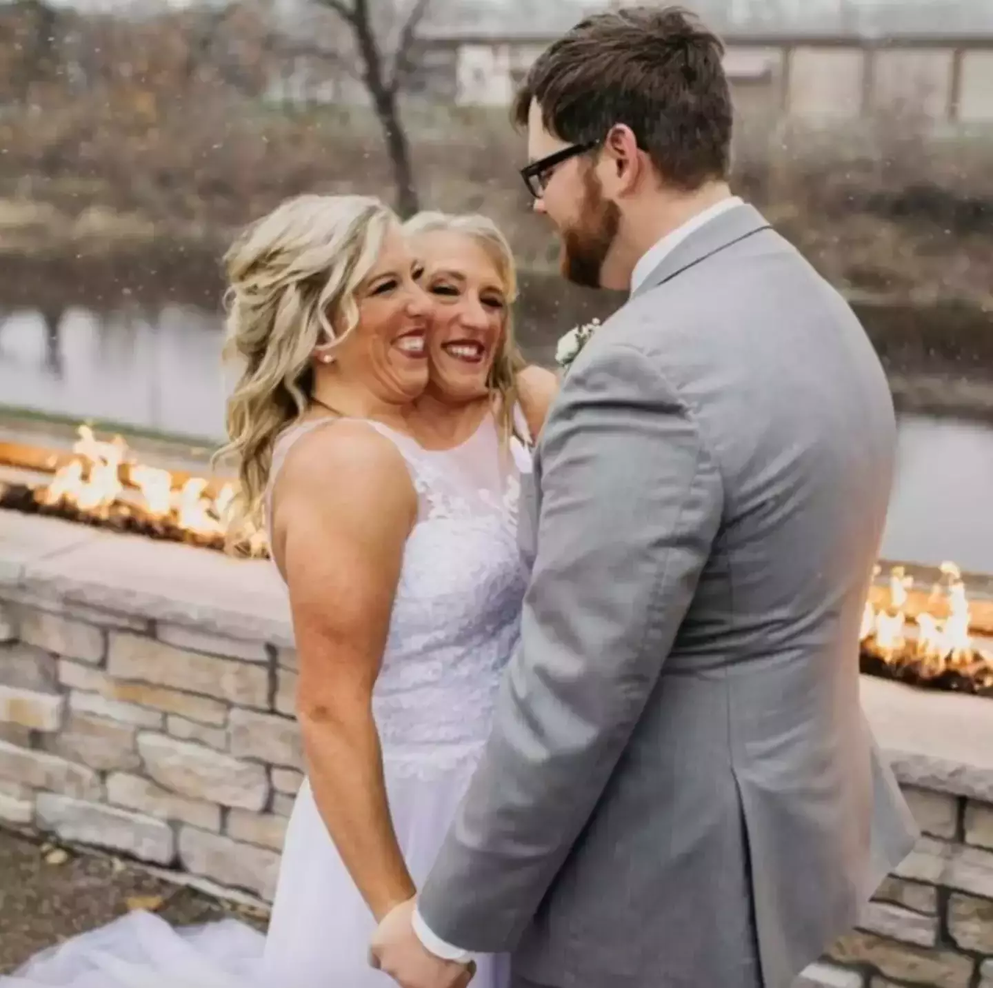 The couple got married back in 2021 in Delano, Minnesota (Facebook/Britt and Abby)