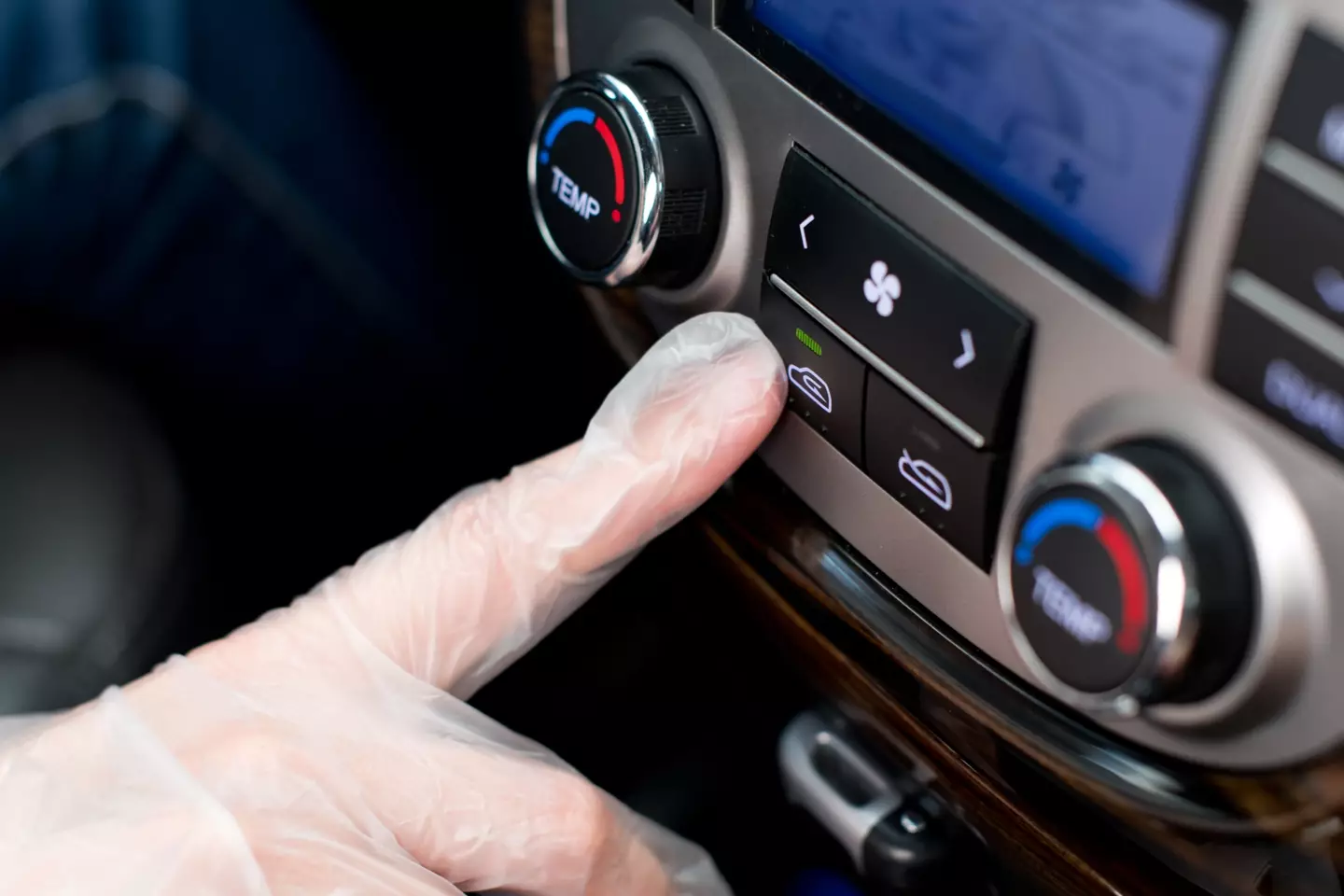 Car experts have warned against pushing the air-recirculation button.