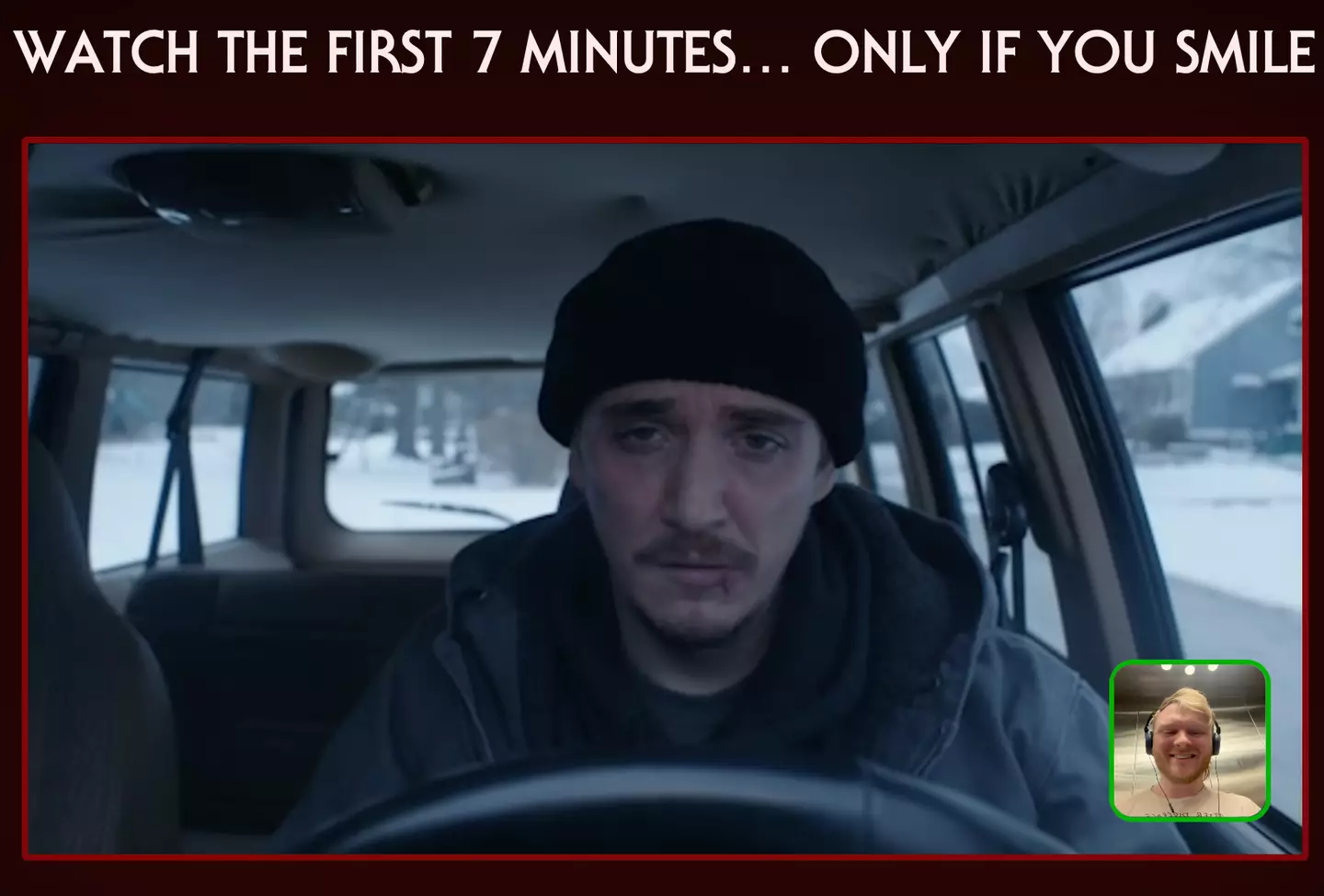 Here I am hiding in the work lift so everyone doesn't see me grinning at my laptop screen (Paramount Pictures)