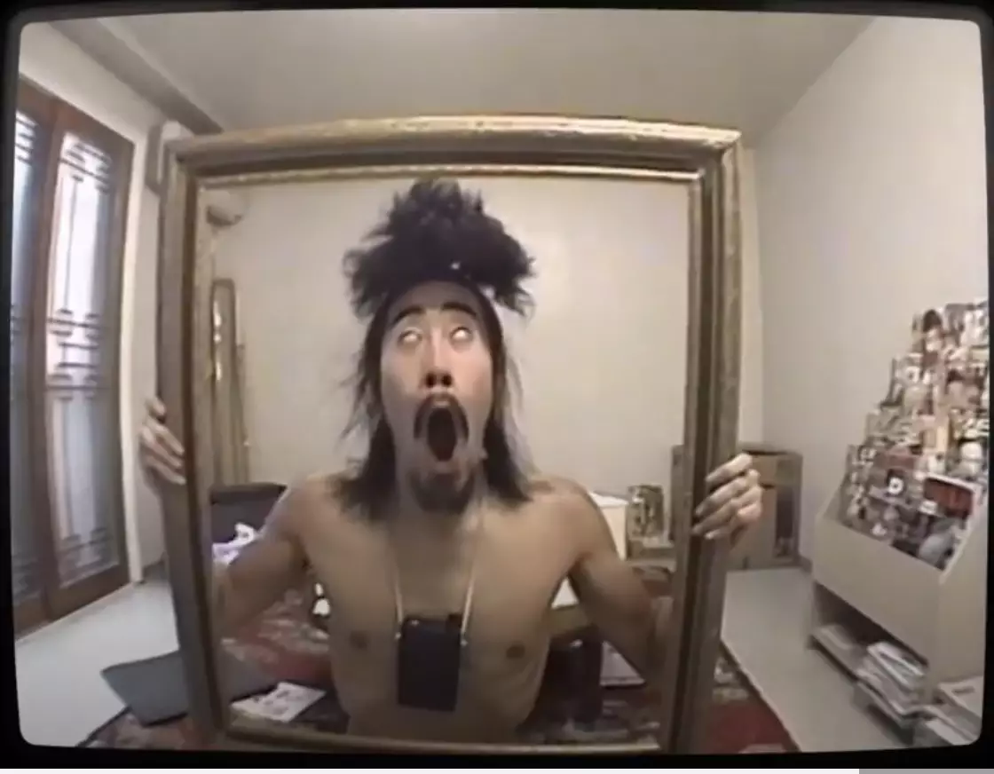 Hamatsu later revealed that he wasn't locked in the room but would have to leave naked (Hulu)