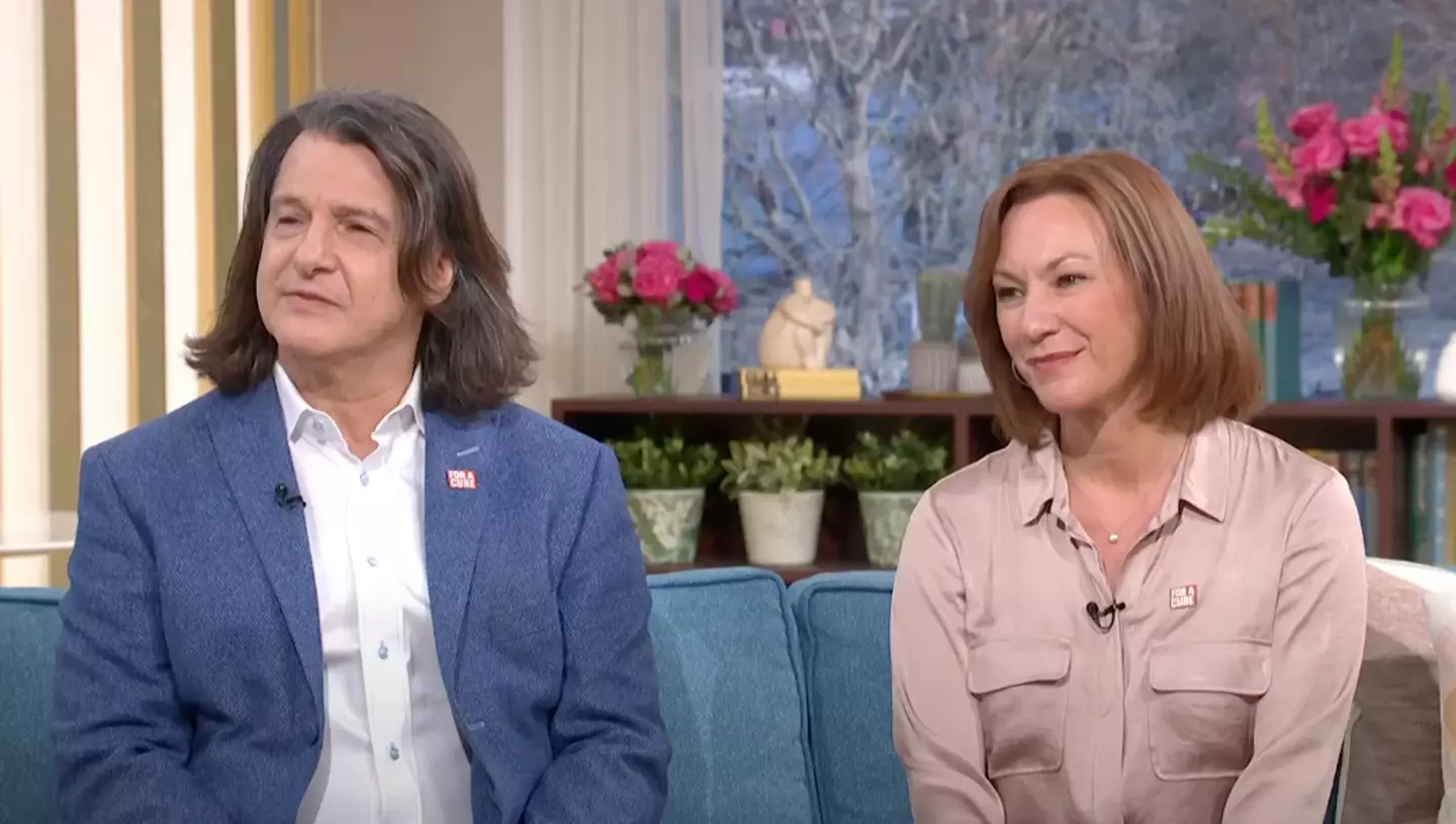 Franks bonded with Mitchell through their shared experiences with dementia advocacy (ITV)