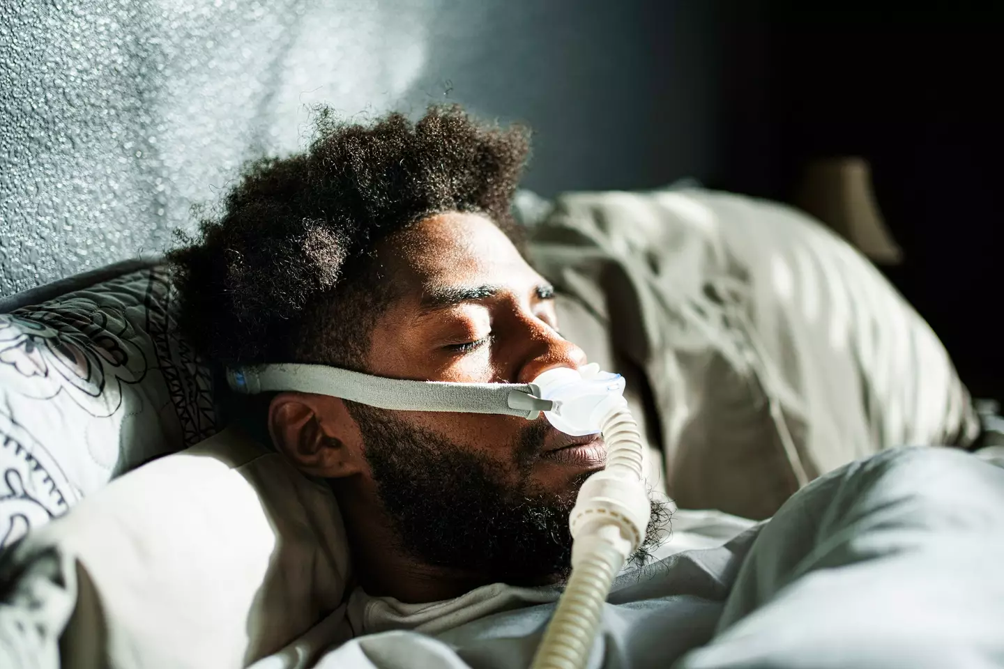 A CPAP machine could fix any chronic mouth breathing issues you may have in your sleep (Getty Stock Image)