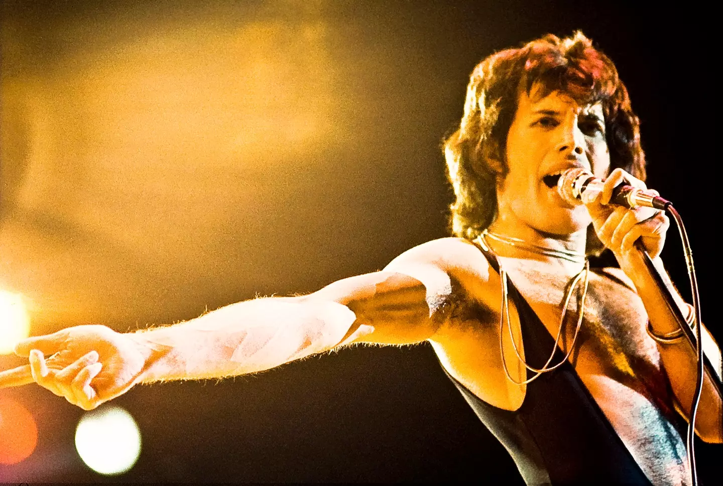 B was a teenager when Mercury died in 1991. (Armando Gallo/Getty Images)